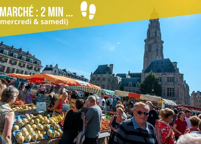 2 Pers Hyper Centre Parking Privé Arras